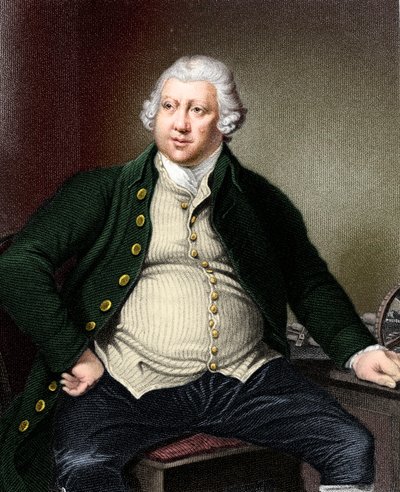 Richard Arkwright 1732-1792, brittiläinen teollisuusmies ja keksijä tekijältä Unbekannt