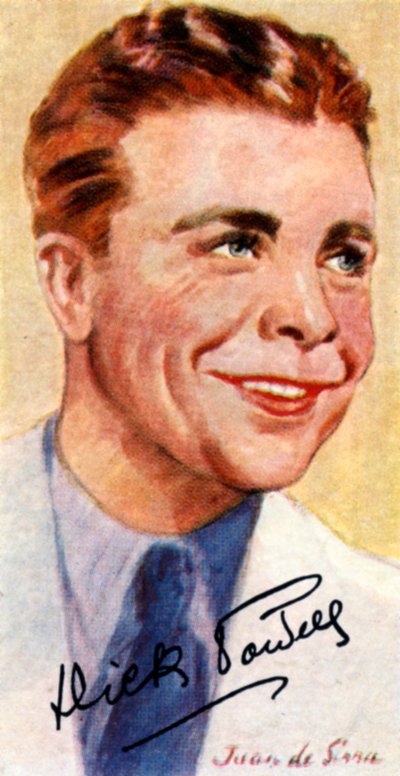 Richard Ewing Dick Powell, 1904-1963, yhdysvaltalainen laulaja, näyttelijä, tuottaja ja ohjaaja, 1900-luku tekijältä Unbekannt
