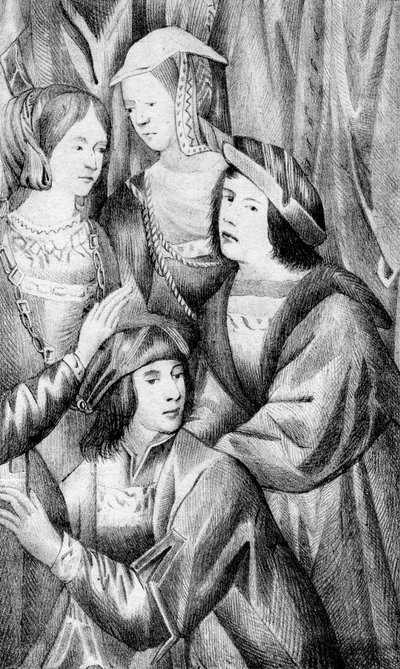 Richard III ja Edward IV tekijältä Unbekannt