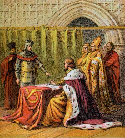 Richard II luopui, 1399, c1850 tekijältä Unbekannt