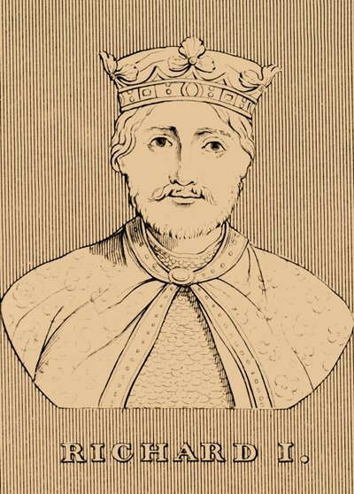 Richard I, 1157-1199, 1830. tekijältä Unbekannt