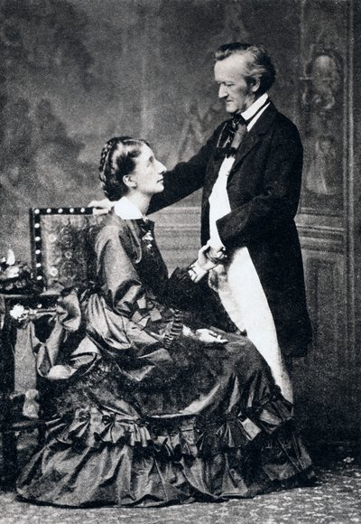 Richard ja Cosima Wagner, 1800-luvun loppu tekijältä Unbekannt