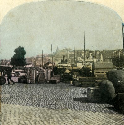 Riddarholmen Quay, Tukholma, Ruotsi, c1900. tekijältä Unbekannt