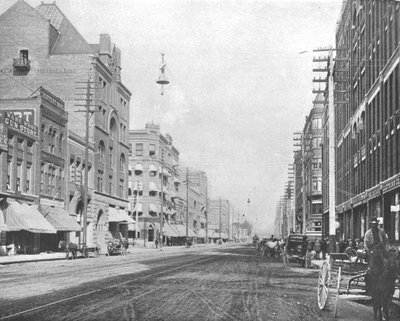 Riverside Avenue, Spokane, Washington, USA, c1900. tekijältä Unbekannt