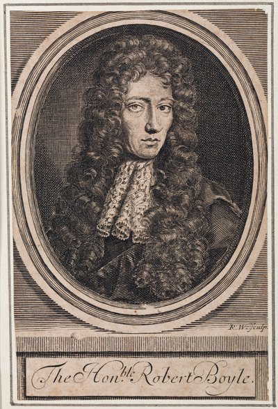 Robert Boyle, irlantilainen fyysikko ja kemisti, n. 1680 tekijältä Unbekannt
