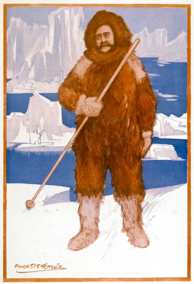 Robert Edwin Peary, yhdysvaltalainen merivoimien upseeri ja tutkimusmatkailija, 1909 tekijältä Unbekannt