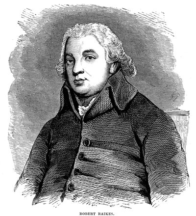 Robert Raikes, englantilainen filantrooppi ja kustantaja, 1780 1880 tekijältä Unbekannt