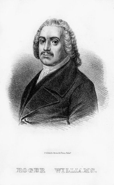 Roger Williams, angloamerikkalainen teologi, 1854 tekijältä Unbekannt
