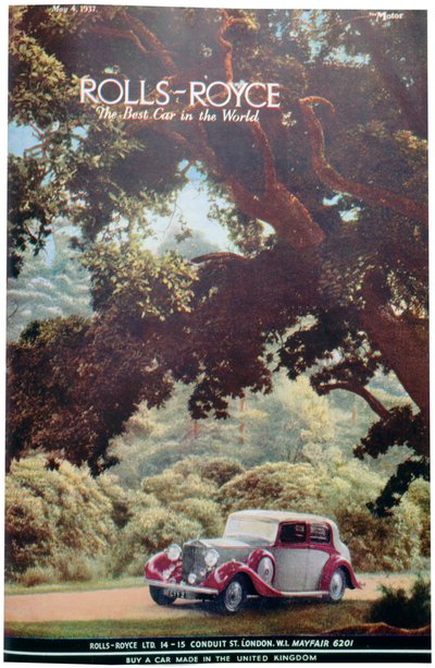 Rolls-Royce-automainos, 1937 tekijältä Unbekannt