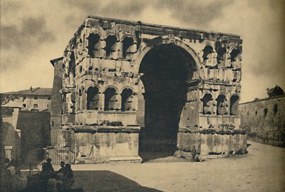 Roma - Janus Quadrifronsin kaari Forum Boariumissa, 1910 tekijältä Unbekannt