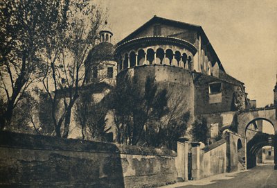 Roma - Clivus Scauri ja SS-kirkon Apse. Giovanni ja Paolo Caelian kukkulalla, 1910 tekijältä Unbekannt