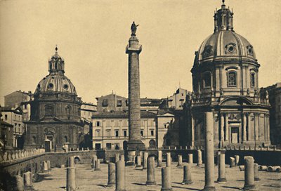Roma - Trajanuksen pylväs, 1910 tekijältä Unbekannt