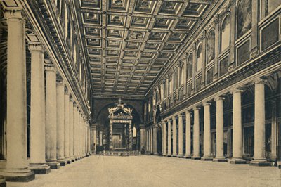 Rooma - S. Maria Maggiore. Päälaiva ,, 1910. tekijältä Unbekannt
