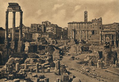 Roma - Forum Romanum ja Capitoline-kukkula, 1910 tekijältä Unbekannt