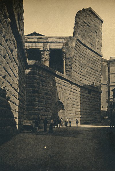Roma - Augustuksen foorumin muuri, 1910 tekijältä Unbekannt