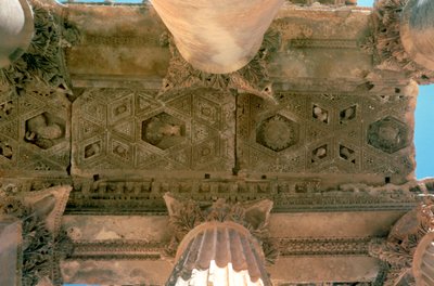 Roomalainen Bacchuksen temppeli, Baalbek, Libanon, 2. vuosisadalla jKr tekijältä Unbekannt