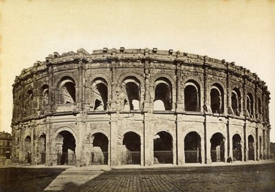 Roomalainen amfiteatteri, Nimes, Ranska, 1800-luvun loppu tai 1900-luvun alku tekijältä Unbekannt