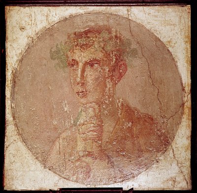 Roomalainen muotokuvamaalaus nuoresta miehestä, Pompei, Italia tekijältä Unbekannt