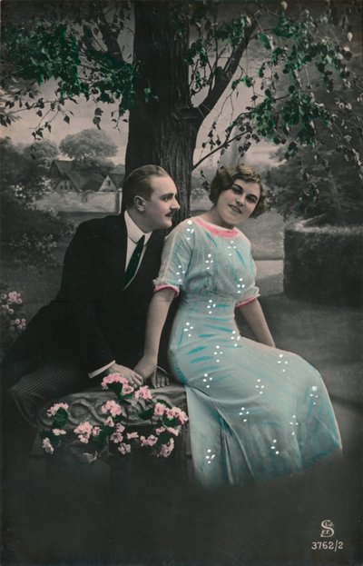 Romanttinen postikortti, v1910 tekijältä Unbekannt