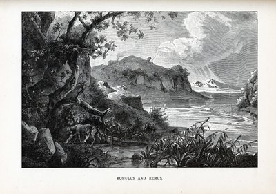 Romulus ja Remus, 1882 tekijältä Unbekannt