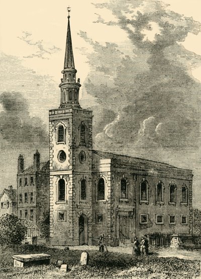 Rotherhithen kirkko, 1750, n. 1878. tekijältä Unbekannt