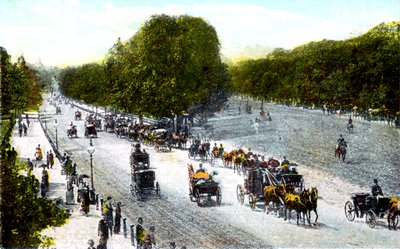Rotten Row, Hyde Park, Lontoo, 1900-luku tekijältä Unbekannt