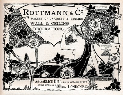 Rottmann & Co., Japanin ja Englannin seinä- ja kattokoristeiden valmistajat, 1897 tekijältä Unbekannt