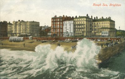 Rough Sea, Brighton, 1800-luvun loppu - 1900-luvun alku. tekijältä Unbekannt