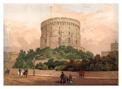 Pyöreä torni, Windsor, 1880 tekijältä Unbekannt