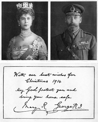 Kuninkaallinen joulukortti brittijoukoille, 1914 tekijältä Unbekannt