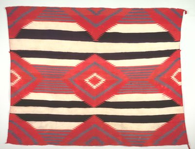 Matto Third-phase Chief Blanket Style, Germantown Weaving, n. 1890-1910. tekijältä Unbekannt
