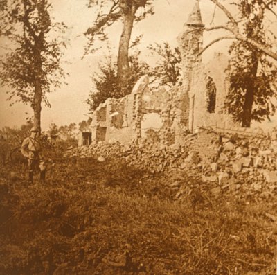 Raunioitu kappeli, 1914-c1918 tekijältä Unbekannt