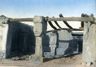 Raunioitu talo, El Kantara, Tunisia tekijältä Unbekannt