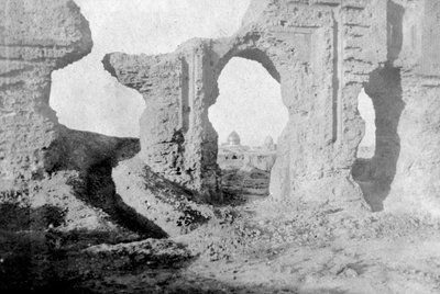 Enchanted Gardenin raunioituneet seinät, aivan Samarra Cityn ulkopuolella, Irak, 1917-1919 tekijältä Unbekannt