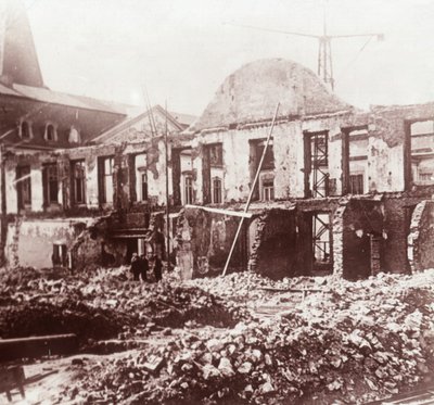Rauniot, Louvain, Belgia, c1914-c1918 tekijältä Unbekannt
