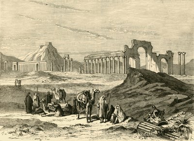Palmyran rauniot, 1890. tekijältä Unbekannt