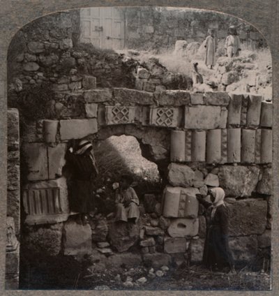 Lasaruksen talon rauniot, 1900 tekijältä Unbekannt