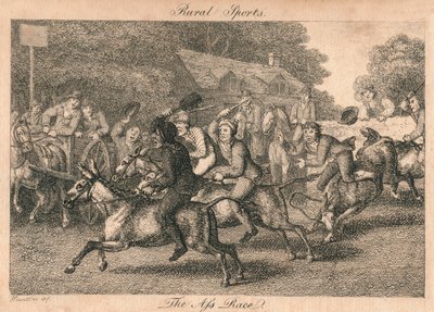 Maaseutuurheilu - Ass Race, 1800. tekijältä Unbekannt