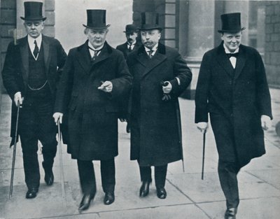 Venäjän valtiovarainministeri Englannissa: M. Bark matkalla alahuoneeseen, 1914 tekijältä Unbekannt