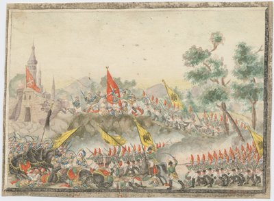 Venäjän armeija valloitti Izmailin linnoituksen vuonna 1790, 1829 tekijältä Unbekannt
