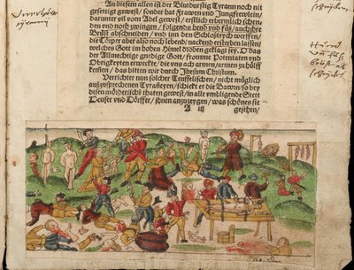 Venäjän julmuudet Liivinmaalla vuonna 1578. Johann Jakob Wickin viestikokoelmasta... tekijältä Unbekannt