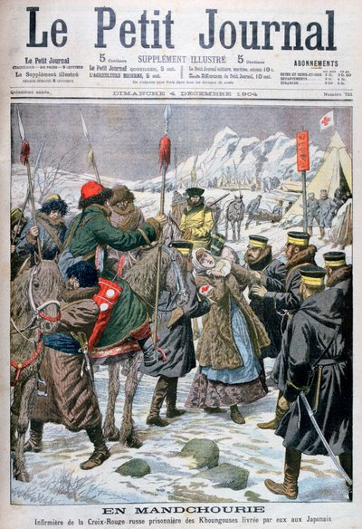 Manchujen vangiksi joutunut venäläinen sairaanhoitaja luovutettiin japanilaisille, Mantsuria, 1904 tekijältä Unbekannt