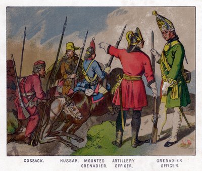 Venäjän sotilaat 1760 1800-luvulla tekijältä Unbekannt