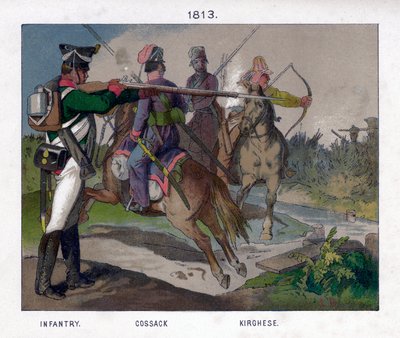 Venäjän sotilaat 1813 1800-luvulla tekijältä Unbekannt