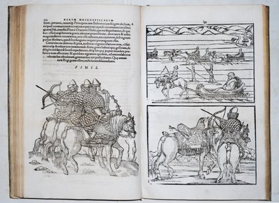 venäläiset soturit. Siegmund von Herberstein matkustaa Venäjän halki Lähde: Rerum Moscoviticarum commentarii.., 1571 tekijältä Unbekannt