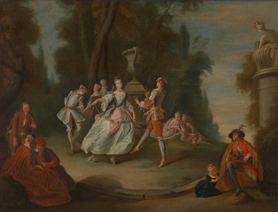 Maalaistanssi, 1700-1800-luku. tekijältä Unbekannt