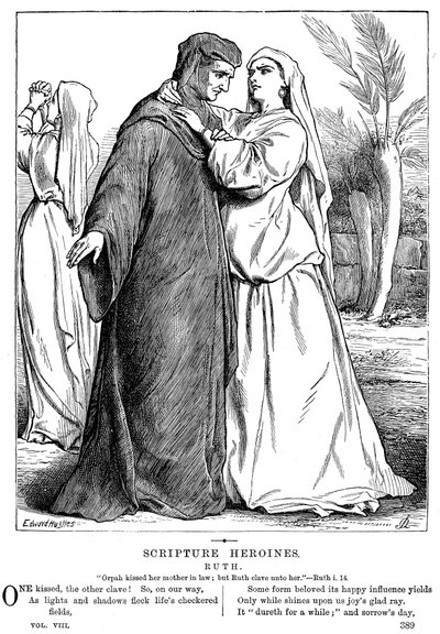 Ruth syleilee anoppiaan, 1873 tekijältä Unbekannt