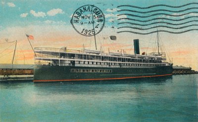 SS Cuba, Key West, Florida, 1925 tekijältä Unbekannt