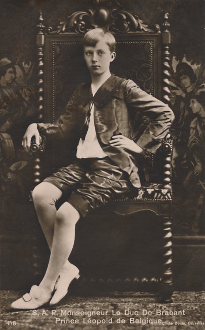 H.R.H. Monsignor Le Duc De Brabant Belgian prinssi Leopold, vuodelta 1910. tekijältä Unbekannt
