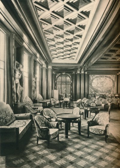 S. S Ile de France, Grand Salon, 1927 tekijältä Unbekannt
